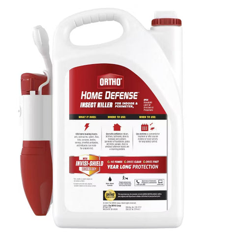 Ortho Home Defense Insect Killer for Indoor & Perimeter RTU Wand: Kills Spiders, Liquid Formula - 128oz