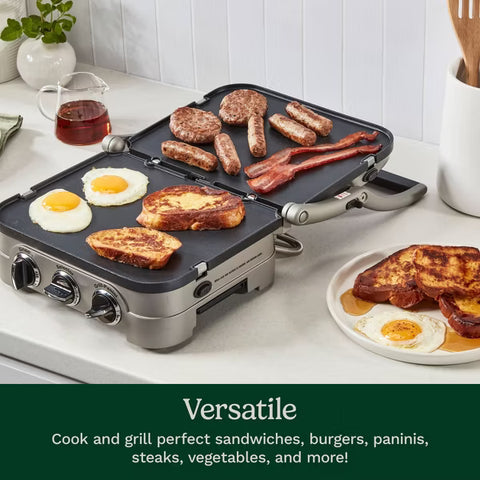 Cuisinart Griddler Multifunctional Stainless Steel Indoor Grill