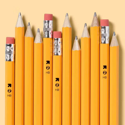 144ct Sharpened #2 Wood Pencils - up&up™: School Supplies, Bulk Wooden, No. 2, Erasable, Kids, 2.05mm Point