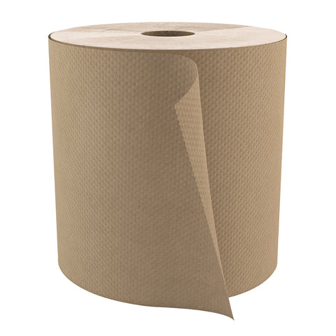 Cascades PRO Select Roll Paper Towel, 1-Ply, Natural, 800 feet, 6 rolls/pack, Recycled, Certified