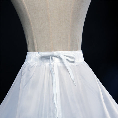 6-Hoop Steel Ring Petticoat – Adjustable Wedding Dress Underskirt | Performance Costume Crinoline