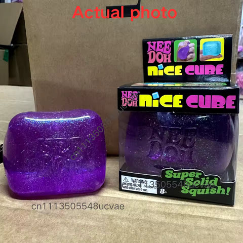 NeeDoh Nice Cube Stress Relief Fidget Toy for Kids & Adults