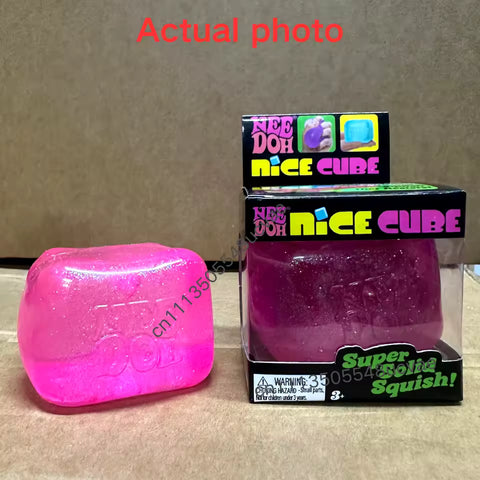 NeeDoh Nice Cube Stress Relief Fidget Toy for Kids & Adults