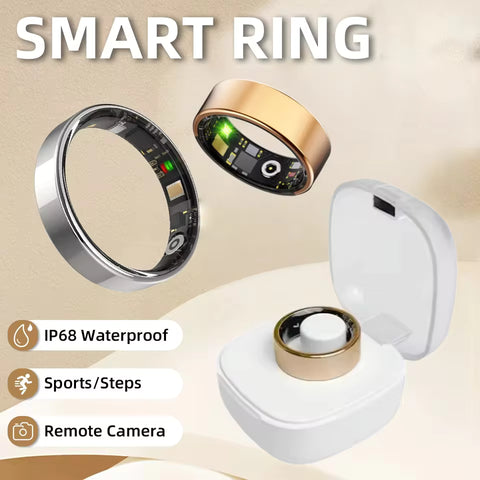 2026 Smart Ring Fitness Tracker – Bluetooth & 5ATM Water Resistance