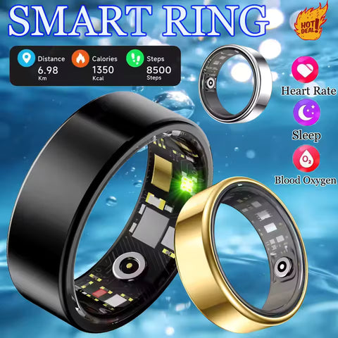 2026 Smart Ring Fitness Tracker – Bluetooth & 5ATM Water Resistance