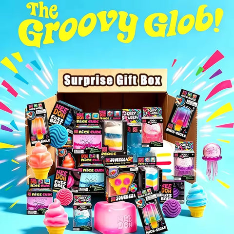 NeeDoh Squishy Toy Mystery Box – 5 Squishies