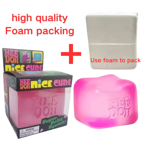 NeeDoh Nice Cube Stress Relief Fidget Toy for Kids & Adults