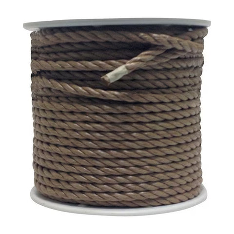 Wellington Twisted Poly Rope Spool – 1/2" x 200 Ft., Brown (J3232S0300S)