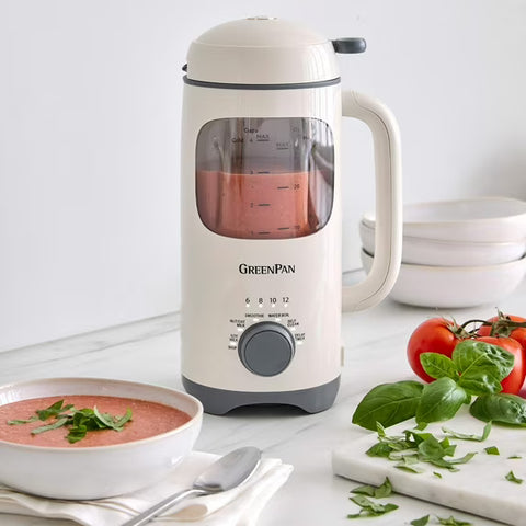GreenPan 30 Oz Electric Plant-Based Milk Maker & Blender – Cream