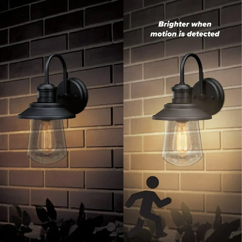 Globe Electric Mariner 1-Light Matte Black Wall Sconce