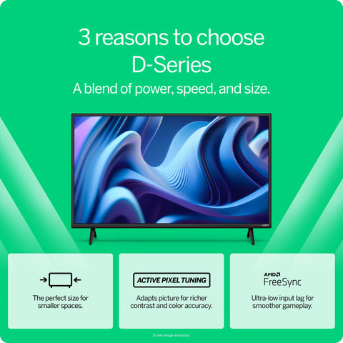 VIZIO 24" Class D-Series FHD LED Smart TV D24f-J09