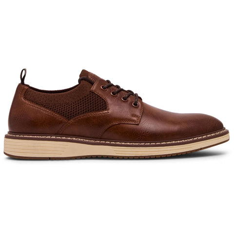 Steve Madden Men's P-Kenson Dress Shoe, Cognac, Size 10.5