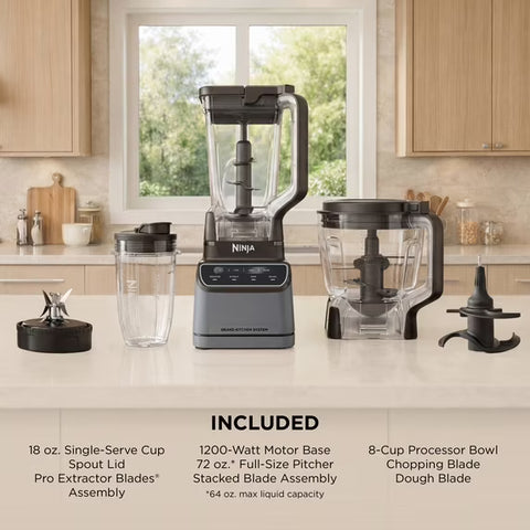 Ninja Grand Kitchen System 1200W Blender with 4 Auto-iQ Programs – KS500