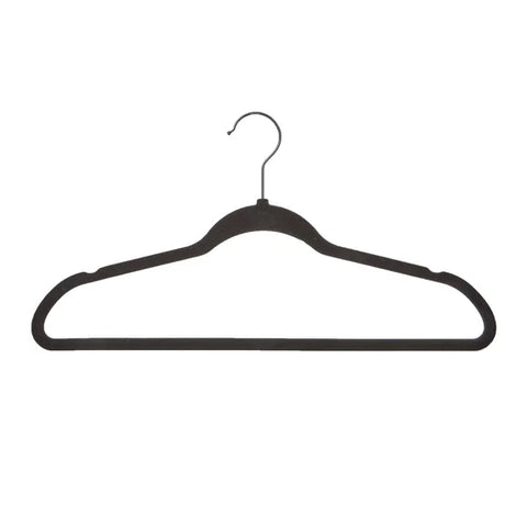 Better Homes & Gardens Velvet Clothing Hangers 100 Pack – Black Non-Slip Space Saving