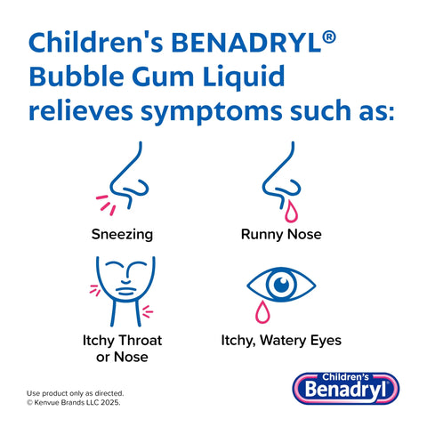 Children's Benadryl - BB 8/2026 - 3 Pack