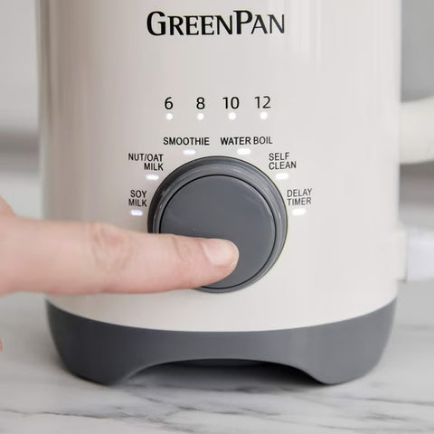 GreenPan 30 Oz Electric Plant-Based Milk Maker & Blender – Cream