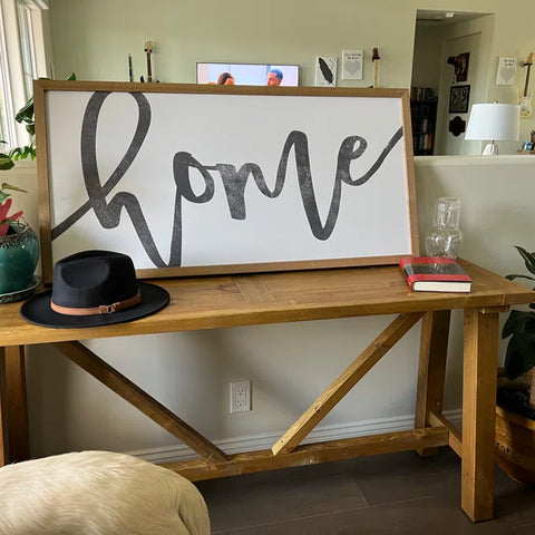 Bentwood 59'' Solid Wood Console Table