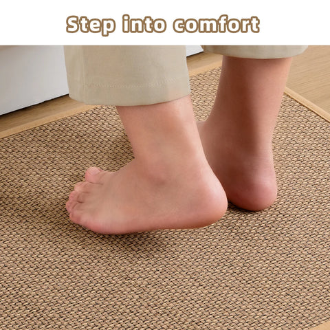 Non-Slip Kitchen Rugs,Absorbent Kitchen Mat (Set of 2)