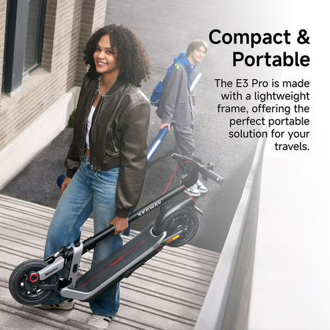 Segway E3 Pro SE Electric Scooter, 20 MPH with Lock & Phone Mount