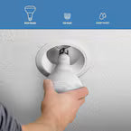 Feit Electric 85W Equivalent BR30 Dimmable LED Flood Bulb, Soft White 2700K, 90+ CRI (2-Pack)