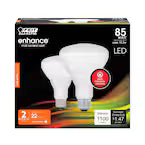 Feit Electric 85W Equivalent BR30 Dimmable LED Flood Bulb, Soft White 2700K, 90+ CRI (2-Pack)