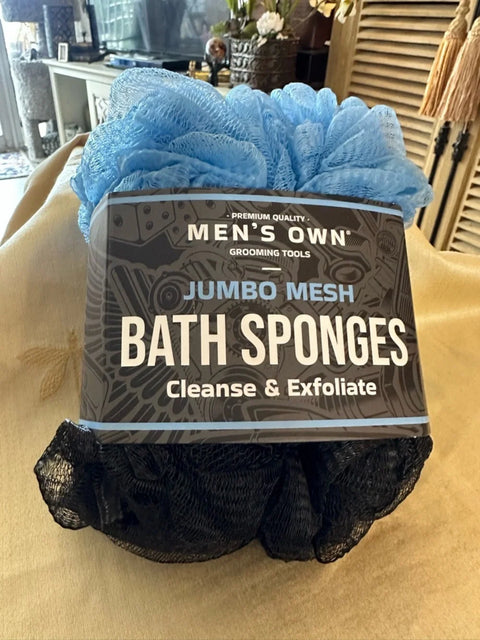 Jumbo Mesh Bath Sponges