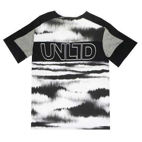 Ecko Unltd Men's Tie Dye Panel Stitched Short Sleeve Tee