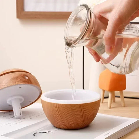 Ultrasonic Aroma Humidifier with color changing LED