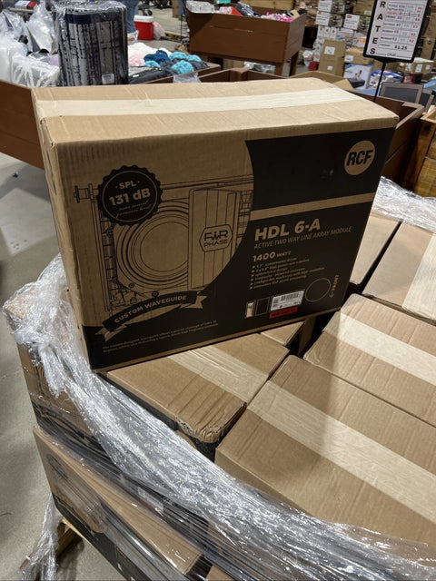 RCF HDL6-A HDL6A 2x6" 2-Way Active Live Array Module Powered Speaker