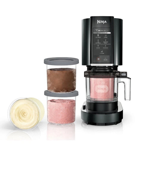 Ninja CREAMi CN315A 7-in-1 Ice Cream Maker with 4 Pints