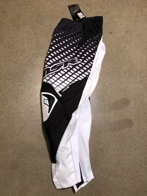 MSR Axxis Youth BMX Pants - Size 28 - Black/White