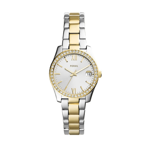 Fossil Women's Scarlette Two-Tone Stainless Steel Bracelet Watch 32mm - Two-Tone