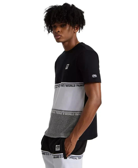 NWT Ecko Unltd. Men's Crew Neck Short Sleeve T-Shirt Y2K $48 MSRP Black