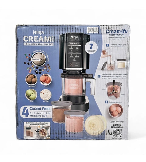 Ninja CREAMi CN315A 7-in-1 Ice Cream Maker with 4 Pints