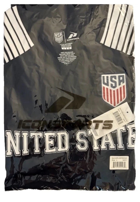 Official Icon Sports USMNT Men's/Unisex Soccer Jersey Licensed USA Fan Shirt Small