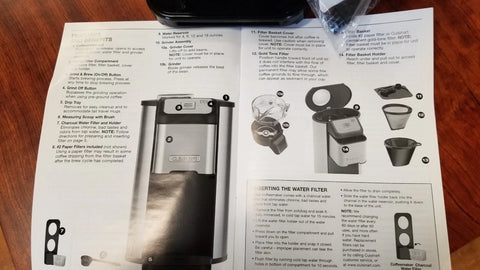 Cuisinart DGB-1 Single Cup Grind & Brew Coffeemaker (USED STORE DISPLAY)
