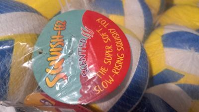 Squish-Eez Volleyball Scented Slow Rising Squishy Toy – 20 Count Replacement Pack